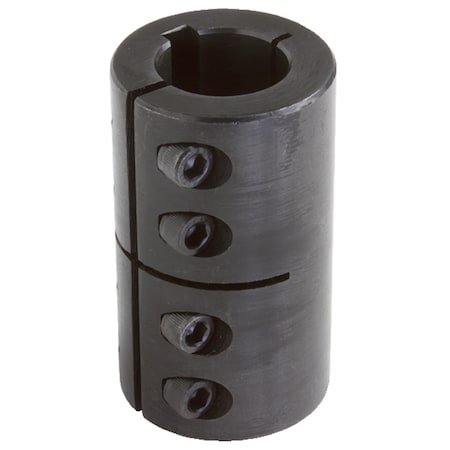 Global 5/8" X 5/8" ID Split Kw Clamp Coupling, Stl, Bo GSCC-062-062-KW